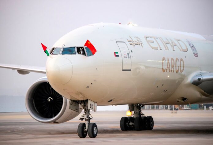 Ezhou welcomes inaugural Etihad cargo flight
