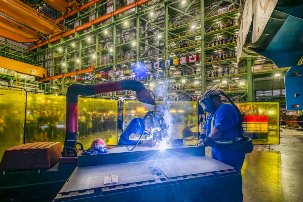 Irving Shipbuilding cuts steel for first AOPS for the Canadian CG