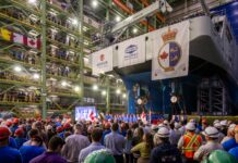 Irving Shipbuilding cuts steel for first AOPS for the Canadian CG Irving Shipbuilding Inc. cut steel for the seventh Arctic and Offshore Patrol Ship (AOPS), the first of two for the Canadian Coast Guard’s fleet.