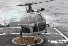 Alouette III lands on P-61! Alouette III lands on P-61!