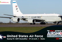 United States Air Force back at the Airshow after 6 years with a stunner Photo: James Shelbourn