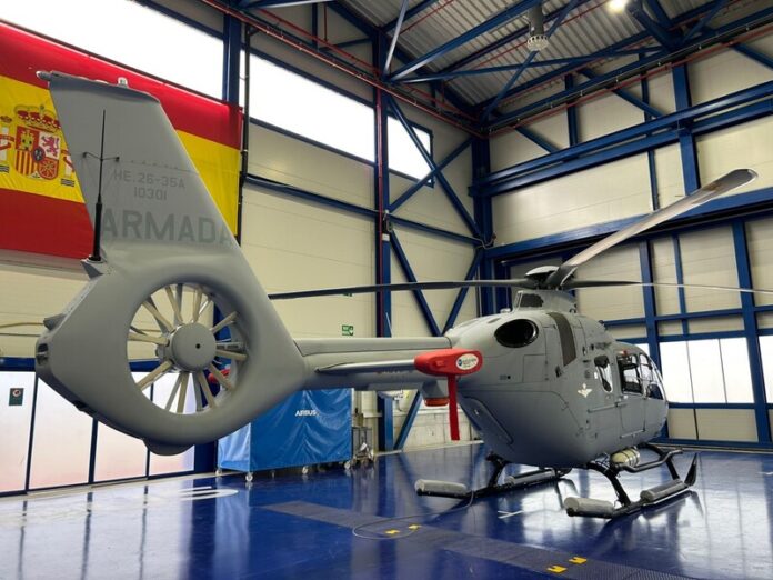 The Spanish Navy receives its first Airbus H135 P3H ‘NIVAL’