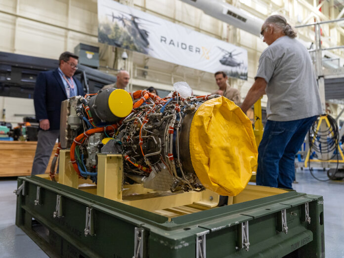 RAIDER X® team begins installation of improved turbine engine