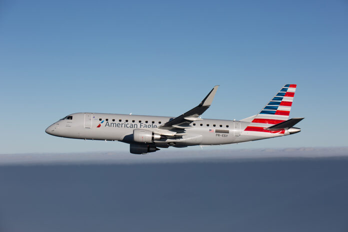 American Airlines Orders Four Embraer E175s for Envoy Air