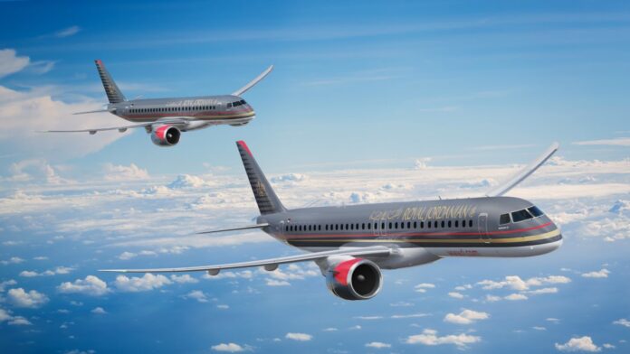 Embraer and Royal Jordanian Airlines sign Pool Program agreement