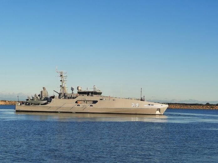 Austal Australia delivers 6TH evolved Cape-Class patrol boat