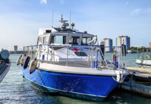 Babcock converts fast patrol boat into a medical clinic for Vine Trust Vine Trust. Photo: Babcoock