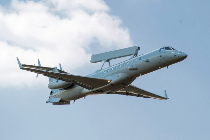 Embraer delivers upgraded fifth E-99 to the Brazilian Air Force