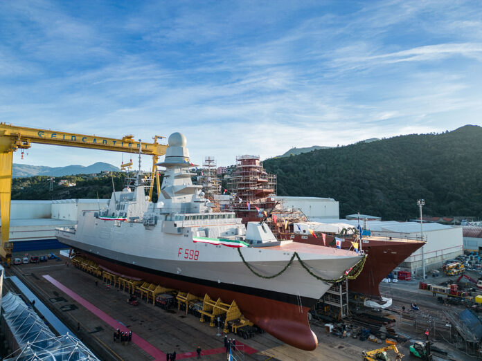 The Ninth Multipurpose frigate “Spartaco Schergat