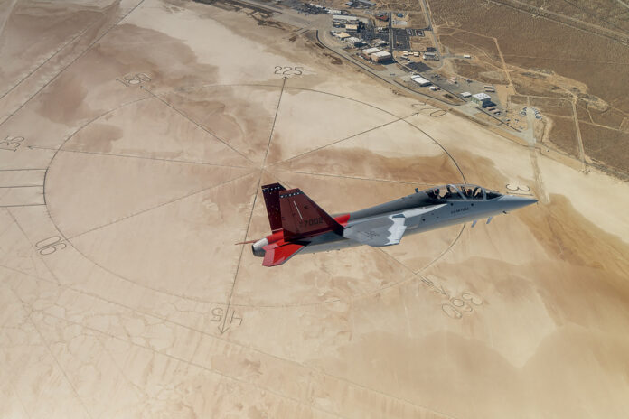 First Boeing T-7A Red Hawk Arrives at Edwards Air Force Base
