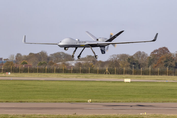 RAF's Protector flies in the UK for the first time
