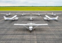 ATP flight school accelerates growth with purchase of 40 additional Cessna Skyhawk aircraft ATP Cessna Skyhawk Fleet. Photo: Business Wire