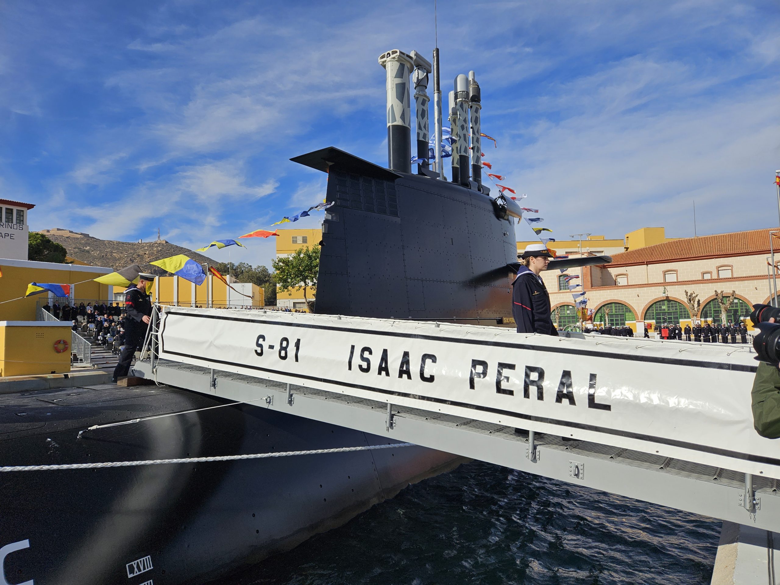 S-81 'Isaac Peral' submarine commissioned by the Spanish Navy