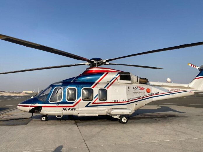 First SAF-powered rotorcraft flight in UAE set by AW139