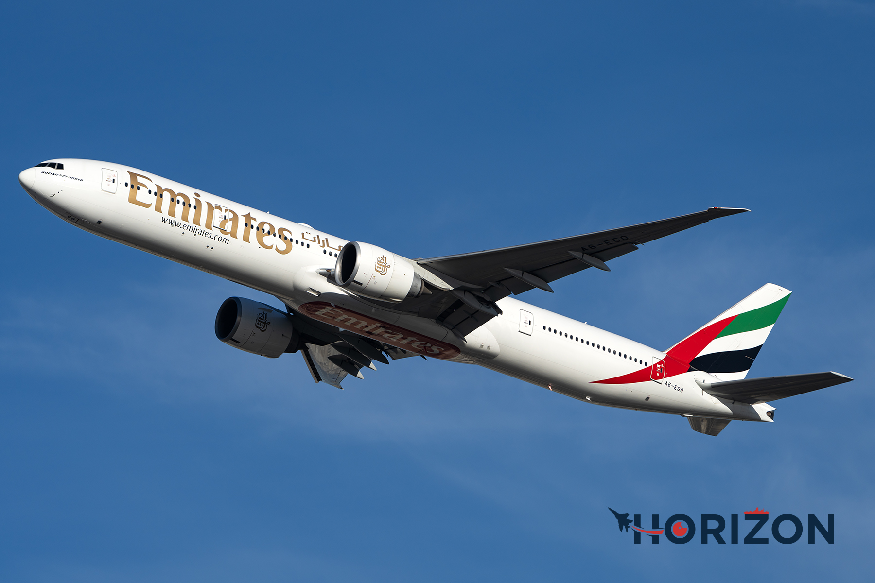 Emirates Airlines Boeing 777-31HER A6-EGO