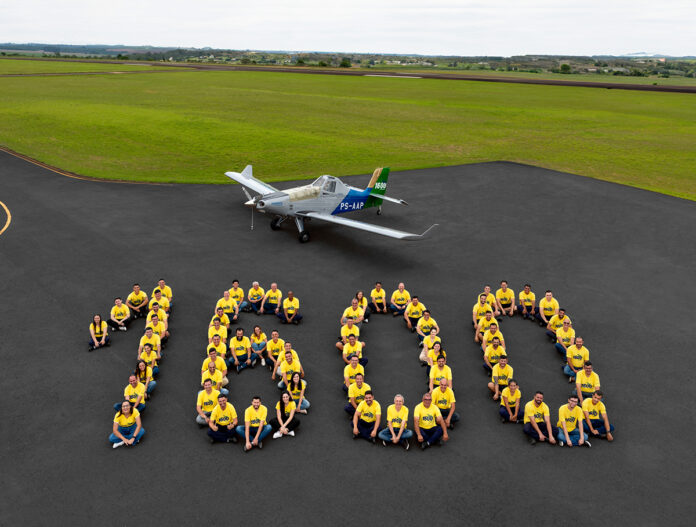 Embraer has delivered the 1600th Ipanema agricultural airplane
