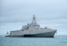 Textron’s Aerosonde® UAS takes first flight aboard LCS Textron's Aerosonde® UAS takes first flight aboard LCS