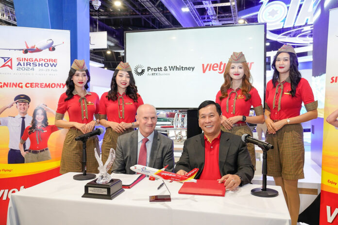 Vietjet selects Pratt & Whitney to power 19 more A321neo aircraft