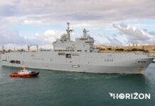 All three French Mistral Class vessels visited Malta French Navy FS Tonnerre (L9014)