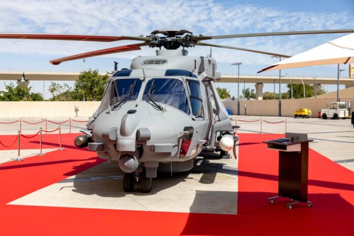 QEAF and Leonardo celebrate 2,500 flight hours of the NH90