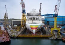 NCL and Fincantieri celebrate float out of Norwegian Aqua NCL and Fincantieri celebrate float out of Norwegian Aqua