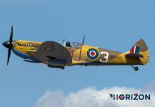 Royal Air Force Battle of Britain Memorial Flight Spitfire Crashes in UK Royal Air Force BBMF Sptifire MK 356 Spitfire MK356 in desert camouflage with the 92 Sqn code letters ‘QJ-3’. File Photo: Paul Spiteri Lucas