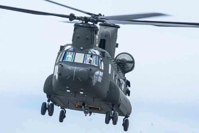 Boeing Delivers First CH-47F Block II Chinook Aircraft to U.S. Army