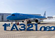 KLM takes delivery of its first Airbus A321neo aircraft The first A321neo for KLM was handed over at Airbus’ Hamburg manufacturing site by Wouter van Wersch, Airbus Executive Vice President International, to Marjan Rintel, President & CEO KLM. Photo: Airbus