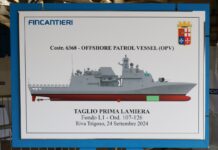 Works start on the first next generation OPV for the Italian Navy Works start on the first next generation OPV for the Italian Navy