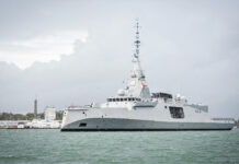 The first defence and intervention frigate Amiral Ronarc’h begins sea trials The first defence and intervention frigate Amiral Ronarc'h begins sea trials