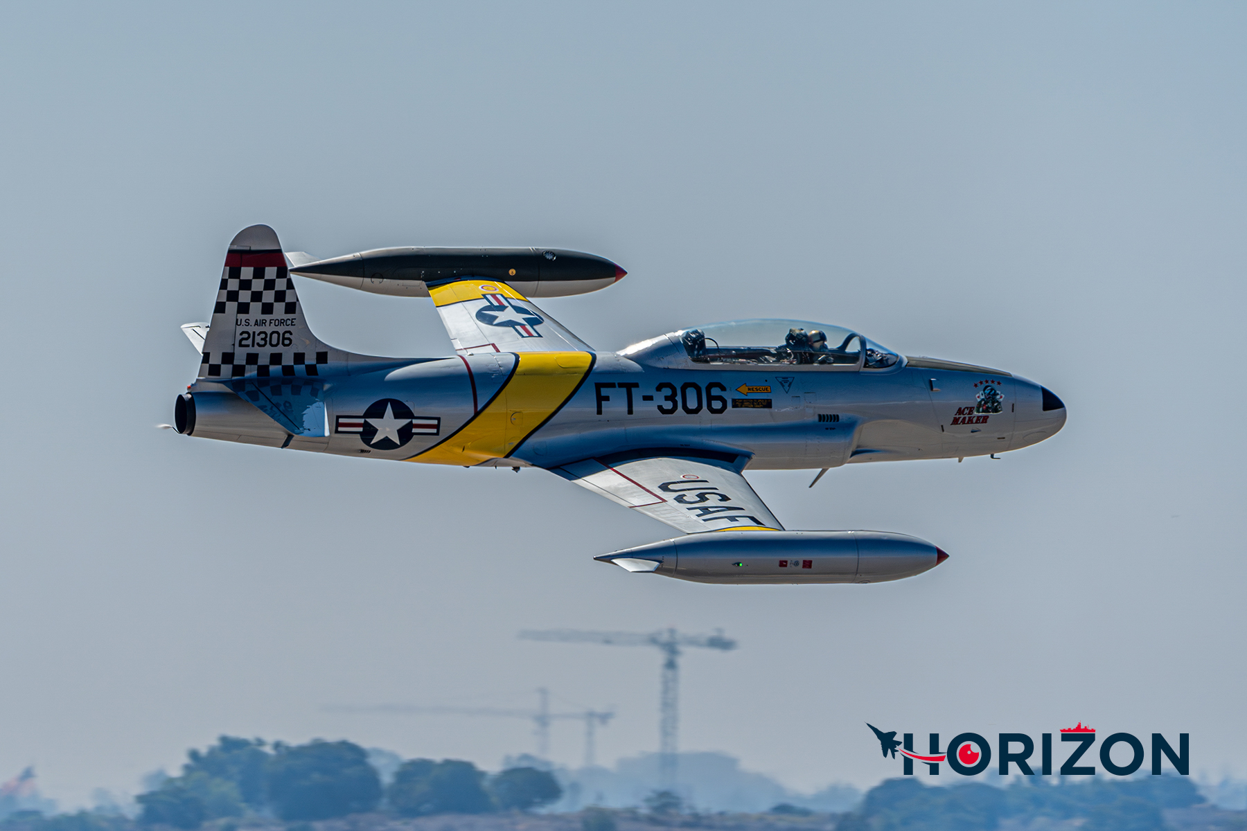 Lockheed Canadair T-133 Silver Star Ace Maker III Jet N933GC 21306 USAF FT-306