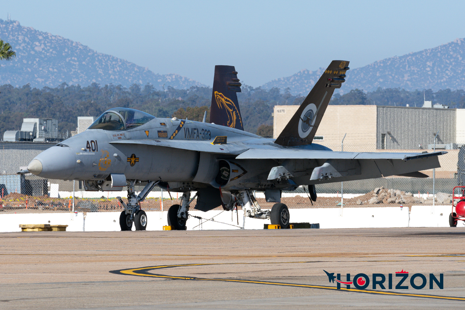 US Marine Corps - Marine Fighter Attack Squadron 323 "Death Rattlers" (VMFA-323) McDonnell Douglas F/A-18C Hornet - 165208
