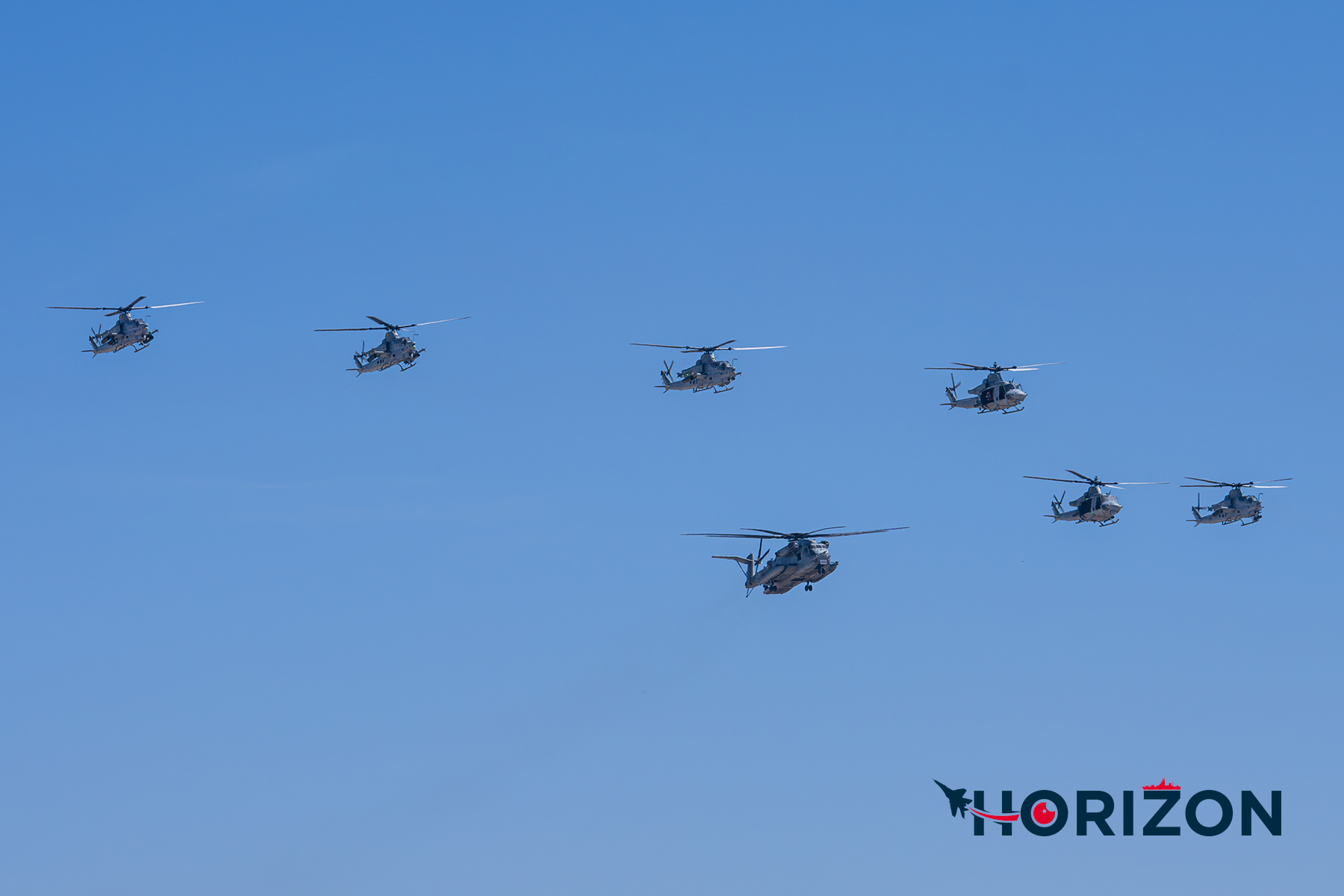 US Marine Corps Rotary Units during the MAGTF Demo