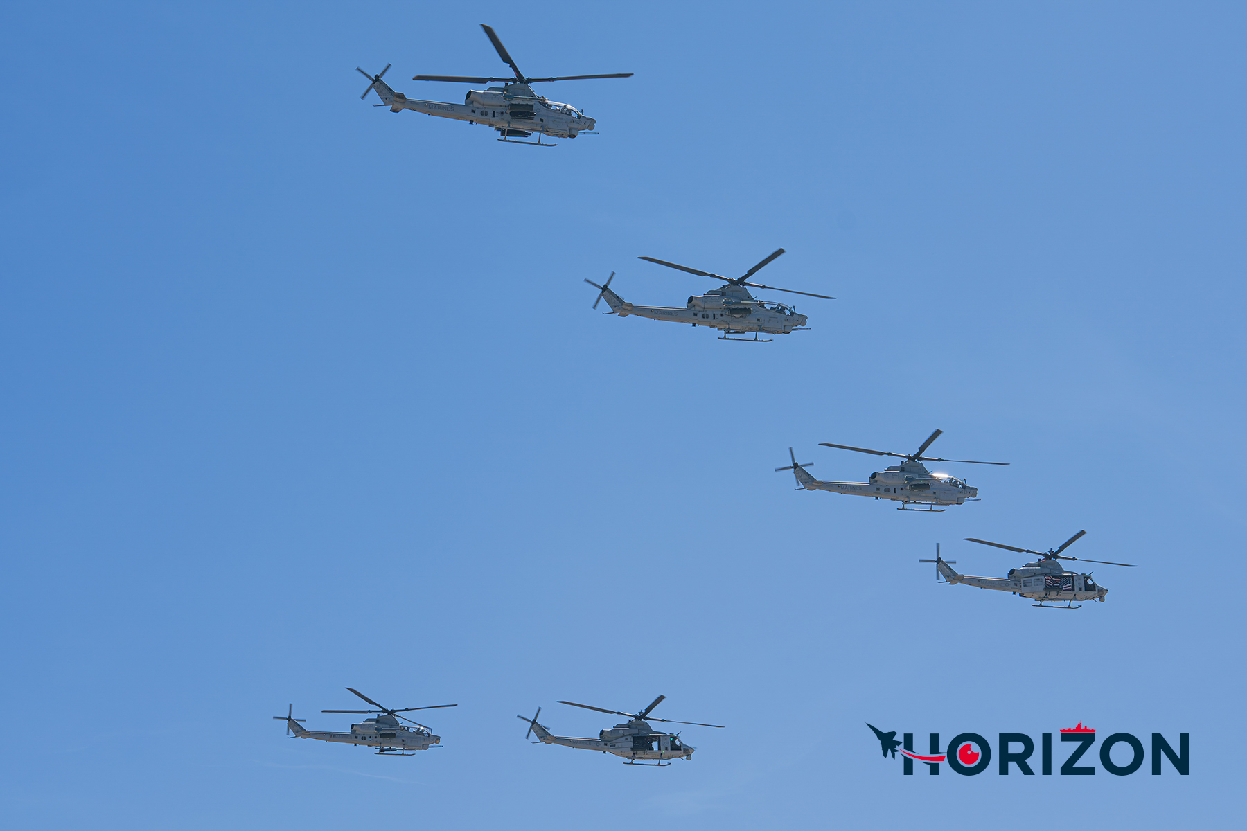US Marine Corps Rotary Units during the MAGTF Demo