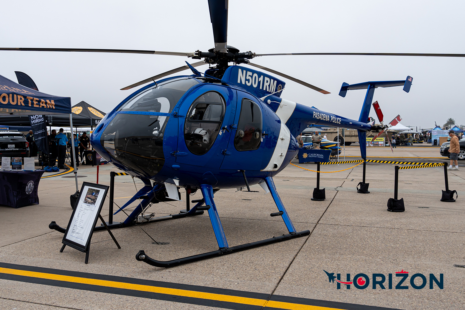 United States - Pasadena Police Department, MD Helicopters MD 500E - N501RM