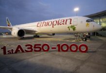 Ethiopian Airlines takes delivery of Africa’s first Airbus A350-1000 Ethiopian Airlines takes delivery of Africa’s first Airbus A350-1000