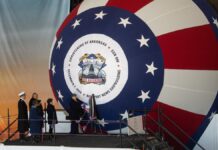 HII christens Virginia-Class attack submarine Arkansas (SSN 800) HII christens Virginia-Class attack submarine Arkansas (SSN 800)
