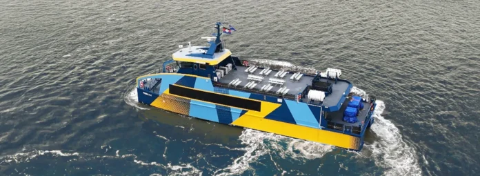 Naming ceremony for Damen electric Fast Ferry