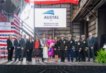 Austal USA christens future USNS Billy Frank Jr. (T-ATS 11) Austal USA christens future USNS Billy Frank Jr. (T-ATS 11)