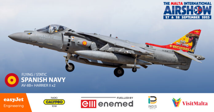 Spanish harriers debut at Malta Airshow