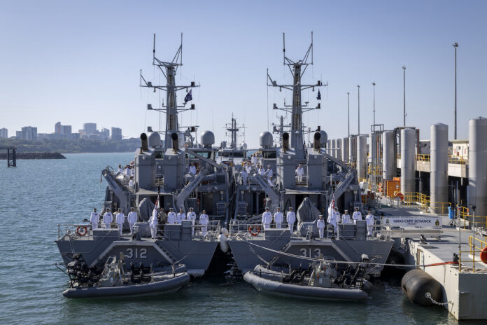 Dual ship commissioning celebrates Australian maritime capability