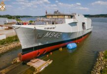 Belgian Navy’s third rMCM program minehunter hits the water Belgian Navy’s third rMCM program minehunter hits the water