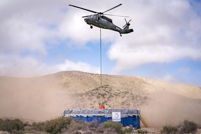 Rain and Sikorsky Test Advanced Aerial Firefighting Technologies Using Autonomous Black Hawk® Helicopter
