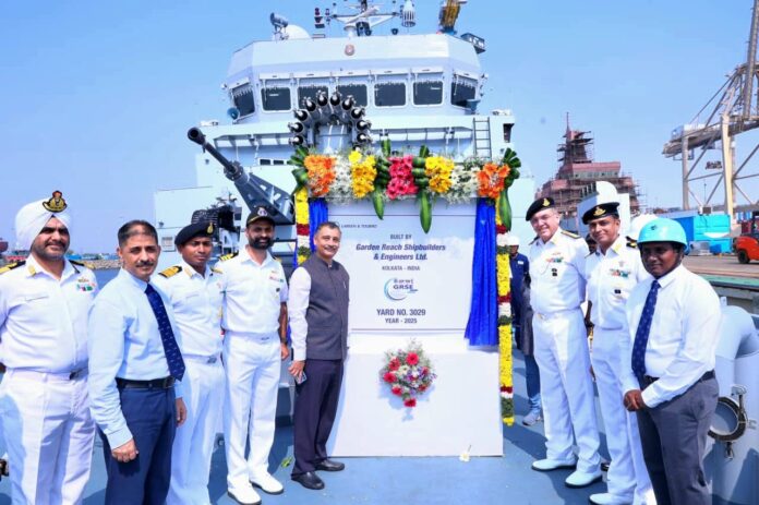 'Arnala' first ASW shallow water craft delivered to the Indian Navy