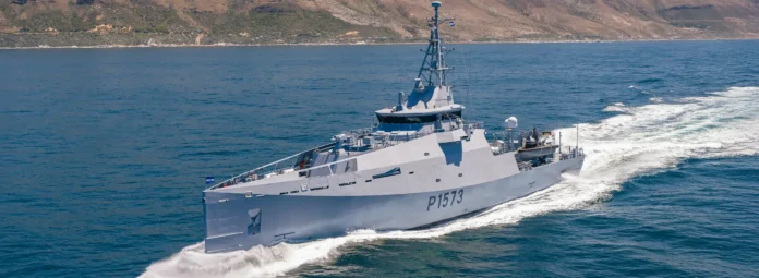 Damen advances SA’s maritime security with third vessel delivery