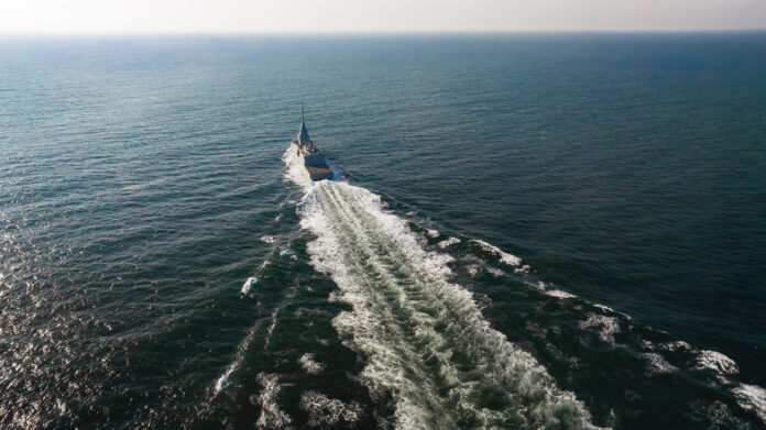 Start of HS Kimon sea trials, first FDI frigate for the Hellenic Navy