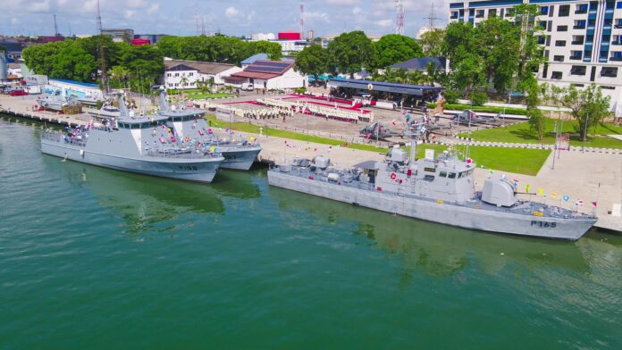 Nigerian Navy commissions fast patrol boat's and helicopters