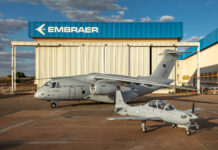 Embraer and Portuguese Air Force celebrate major milestones with delivery of the third KC-390 and maiden flight of the A-29N