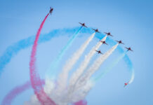 Red Arrows to fly display on Sustainable Aviation Fuel at RIAT Red Arrows to fly display on Sustainable Aviation Fuel at RIAT