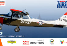 Reims FR172 Rocket joins the static show at the Airshow Reims FR172 Rocket joins the static show at the Airshow